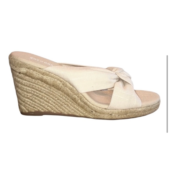 Soludos Knotted Wedge Shoe Size 11 NWT - Picture 4 of 12